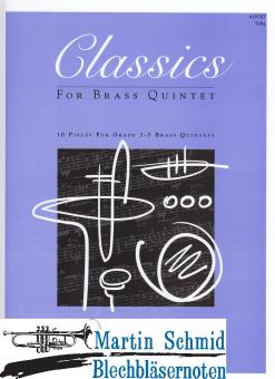 Classics for Brass Quintet (Tuba) 