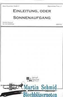 Einleitung, oder Sonnenaufgang (Sunrise) from Also sprach Zarathustra (423.11.Pk.Perc) 