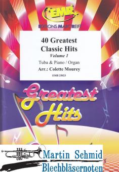 40 Greatest Classic Hits I (Tuba in C) 
