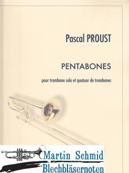 Pentabones (5Pos)(trombone solo et quatuor de trombones) 