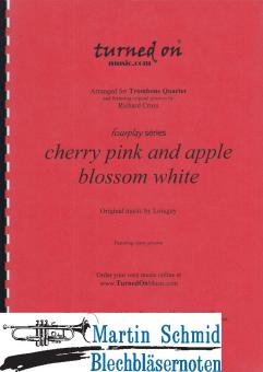 Cherry pink and apple blossom white 