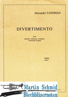 Divertimento (Ob.Klar.Trp.Vlc.Klav) Partitur 