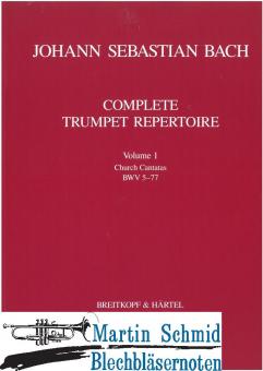 Complete Trumpet Repertoire Vol. 1 - Church Cantatas I 