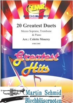 20 Greatest Duets (Mezzo-Soprano, Posaune & Piano)  