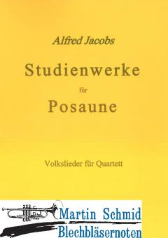 Volkslieder für Quartett - Teil 1+2 (Nr.1-125) (Je1x SpP) (Neuheit Posaune) 