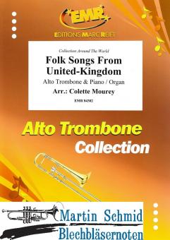 Folk Songs From United-Kingdom (Alt-Posaune) (Neuheit Posaune) 