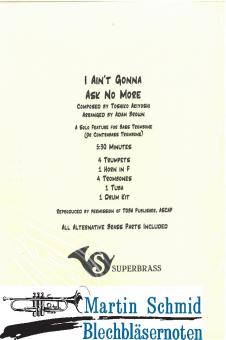 I Ain’t Gonna Ask No More (414.01.Drum Kit) (Neuheit Ensemble) 