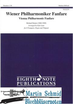 Wiener Philharmoniker Fanfare - Vienna Philharmonic Fanfare (8Trp.Orgel.Pk) (Neuheit Trompete) 