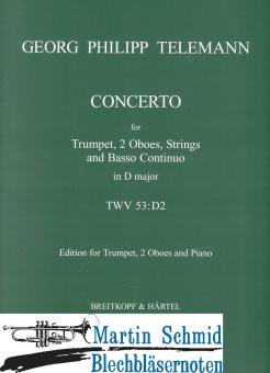 Concerto No.3 D-Dur (Trp.2Ob.Klavier) 