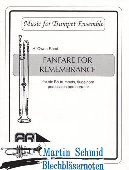 Fanfare for Remembrance (7Trp.Perc.Sprecher) 