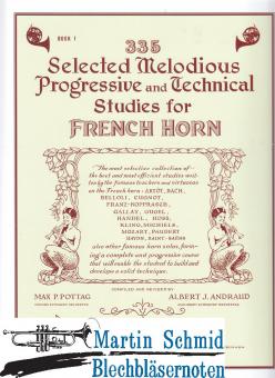 335 Selected Melodius Progressive and Technical Studies Book I 
