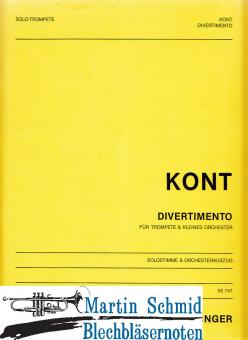 Divertimento (Trp.Orchester) Solostimme und Orchesterauszug 