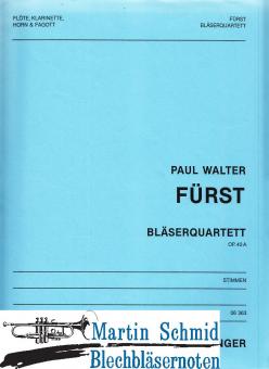 Bläserquartett op.40a (Hr.Fl.Klar.Fag) Stimmen 