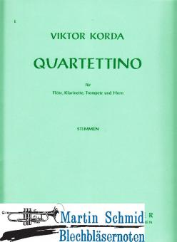 Quartettina (Trp.Hr.Fl.Klar) Stimmen 