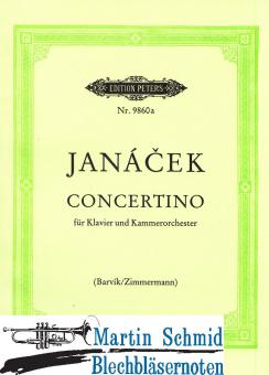 Concertino (Hr.Klav.2Vl.Vla.Klar.Fag) Studienpartitur 