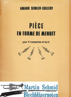 Pièce en forme de menuet 