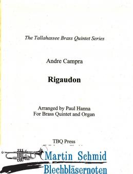 Rigaudon (Quintett mit Orgel) 