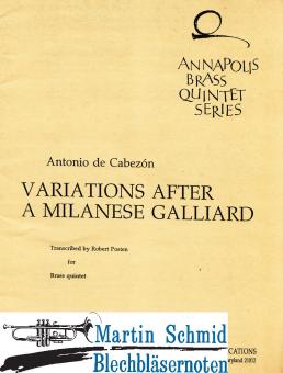 Variations on a Milanese Galliard 