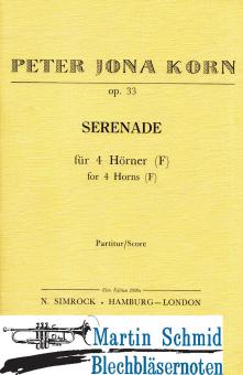 Serenade op.33 Studienpartitur 