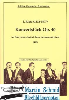 Konzertstück op.41 für Holzbläserquintett und Klavier 