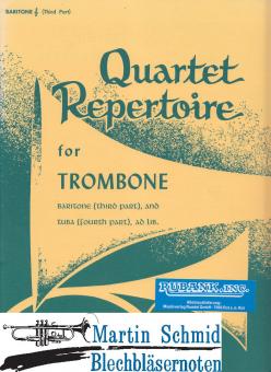 Quartet Repertorie Posaune 3 (Violinschlüssel) 