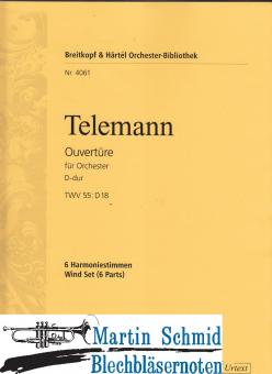 Ouvertüre D-Dur (2Trp.Pk.Streicher.Bc) Harmoniestimmen 