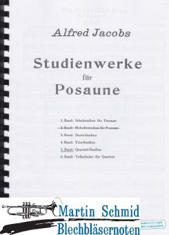 Studienwerke für Posaune Band 5 (Quartett-Studien((Spiralbindung)) 