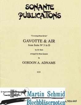 Gavotte & Air from Suite Nr.3 (201.01;200.11) 