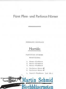 Horrido (7 Stimmen/Partitur) 