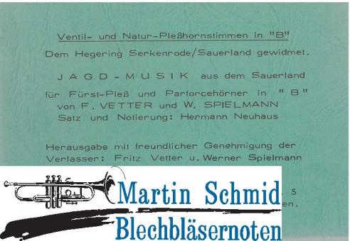 Jagdmusik aus dem Sauerland (Fürst-Pleßhorn) 