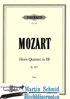 Horn Quintet KV 407 (Hr.Vl.2Vla.Vlc) (Stimmen) 
