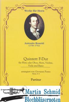 Quintett F-Dur (Fl/Ob.Hr.Vl.Vla.Cello) 