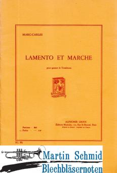 Lamento et marche Stimmen 