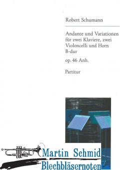 Andante und Variationen (Hr.2Vlc.2Klav) (Partitur) 