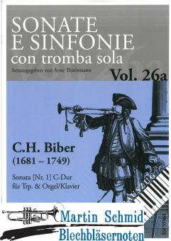 Sonata a 3 (Nr.1) C-Dur (Trompete.Orgel/Klavier) 