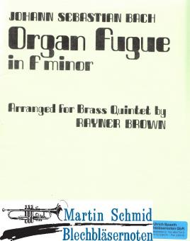 Organ Fugue in f-minor 