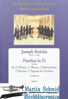Parthia in D (496)(2Fl.2Ob.2Klar.2Hr.2Fag.Violone) 