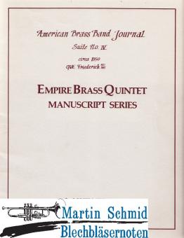 American Brass Band Journal Suite 4 