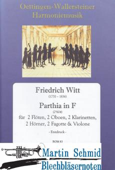 Parthia in F (2Fl.2Ob.2Klar.2Hr.2Fag.Vlc) 
