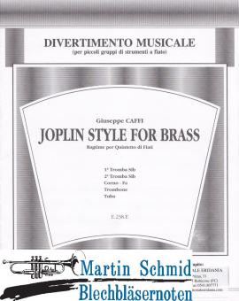 Joplin Style For Brass 