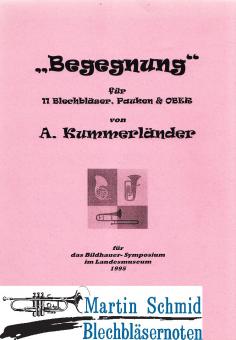 Begegnung für 11 Blechbläser, Pauke & Ober (343.01.Pk.Ober) 