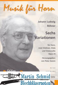 Sechs Variationen (Horn.2Vl.Vla.Vc/Kb) 