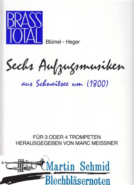 Artikelbild 1 des Artikels “6 Aufzugsmusiken (3-4 Naturtrompeten) “
