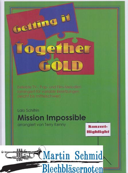 Product image 1 of the product “Mission Impossible (variable Besetzung.optional easy Violin.Viola.Cello.Piano.Perc) ”