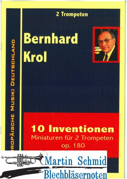 Product image 1 of the product “10 Inventionen - Minaturen für 2 Trompeten op.180 ”
