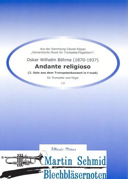 Product image 1 of the product “Andante religioso (aus dem Trompetenkonzert in f-moll)(Trp in Bb/C) ”