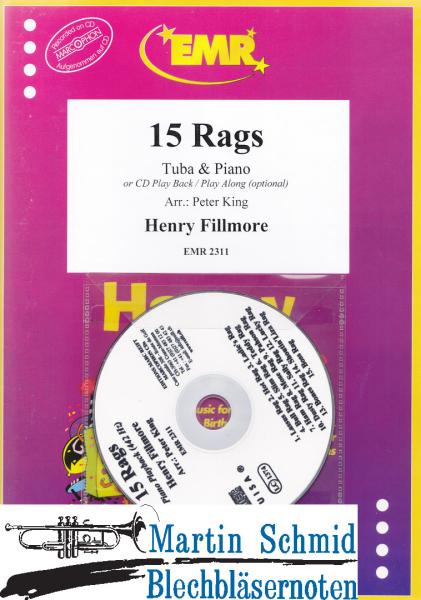 Product image 1 of the product “15 Rags (Piano or Play Back/Play Along optional)(Tuba in C) ”