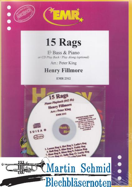 Product image 1 of the product “15 Rags (Piano or Play Back/Play Along optional)(Tuba in Eb) ”