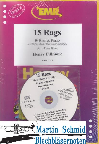 Artikelbild 1 des Artikels “15 Rags (Piano or Play Back/Play Along optional)(Tuba in Bb) “
