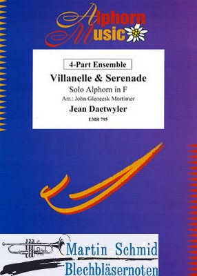 Artikelbild 1 des Artikels “Villanelle & Serenade (Alphorn in F + variables 4-part Ensemble) “